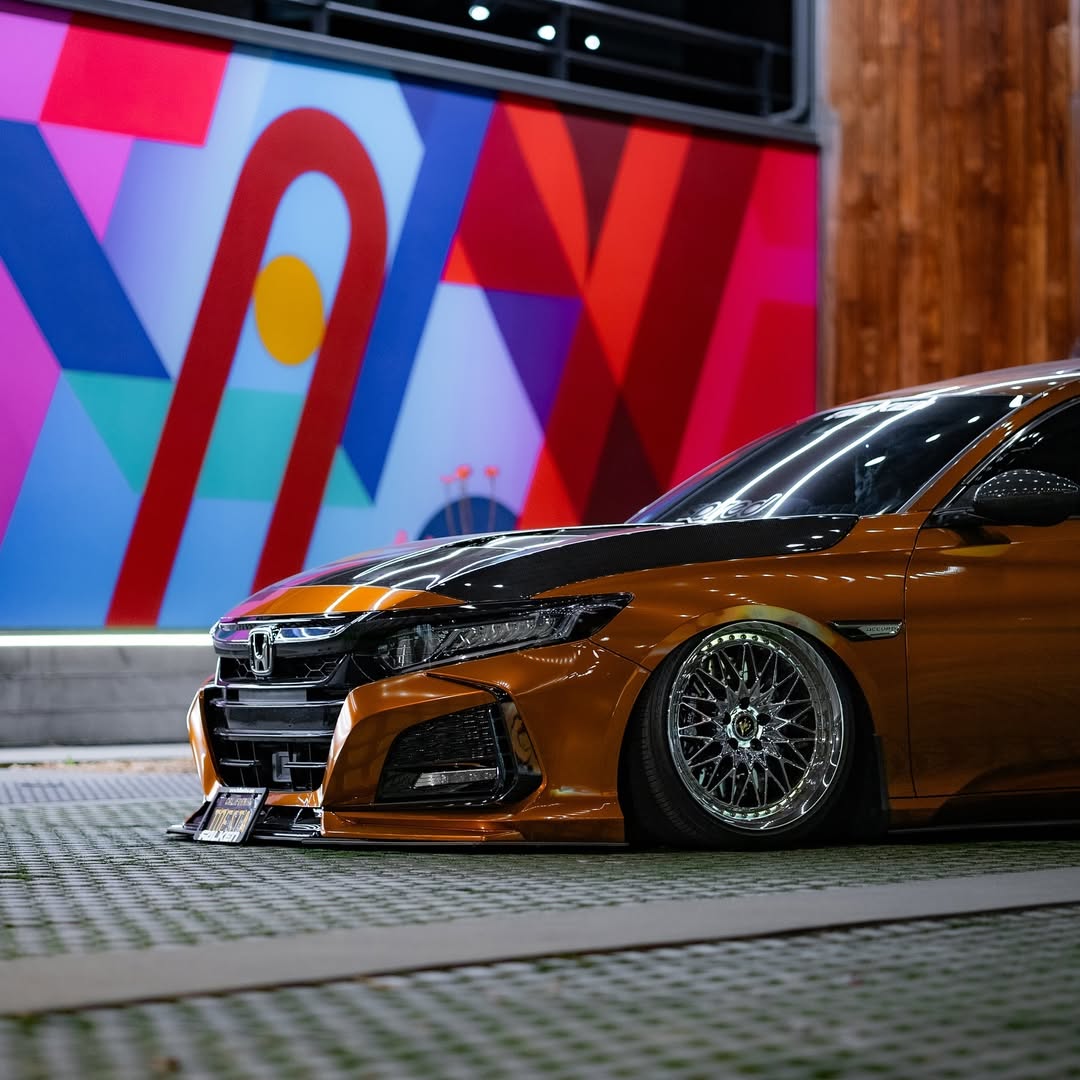 Honda Accord 10th Gen Pre-facelift 2018-2020 with Aftermarket Parts - Front Bumper PP from Yofer.co