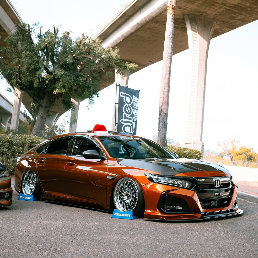 Honda Accord 10th Gen Pre-facelift 2018-2020 with Aftermarket Parts - Front Bumper PP from Yofer.co