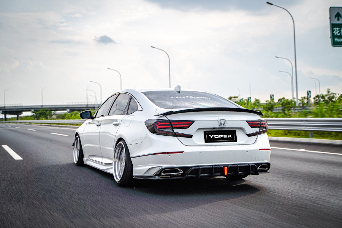 Honda Accord 10th Gen Pre-facelift 2018 2019 2020 with Aftermarket Parts - Package C PP Polypropylene & ABS from Yofer.co