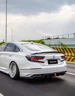 Honda Accord 10th 10.5th Gen 2018-2022 with Aftermarket Parts - V3 Style Rear Spoiler ABS from Yofer.co

