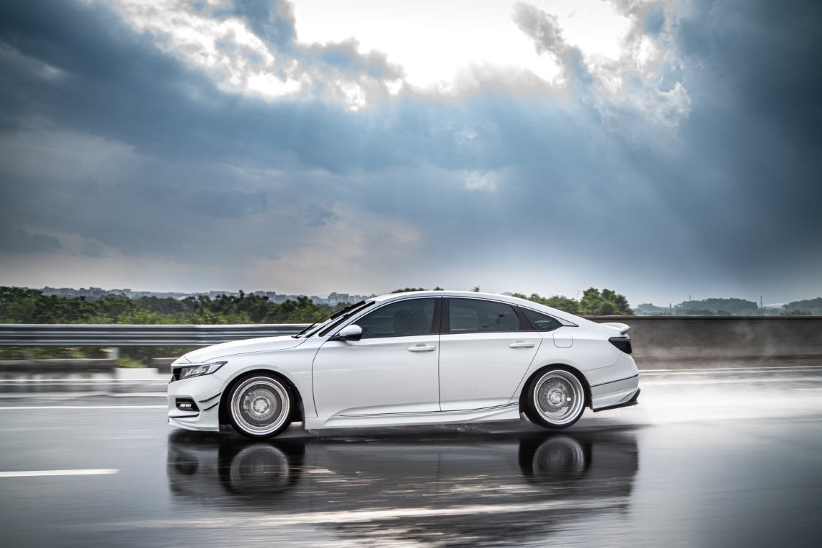 Honda Accord 10th 10.5th Gen 2018-2022 with Aftermarket Parts - Side Skirts PP from Yofer.co
