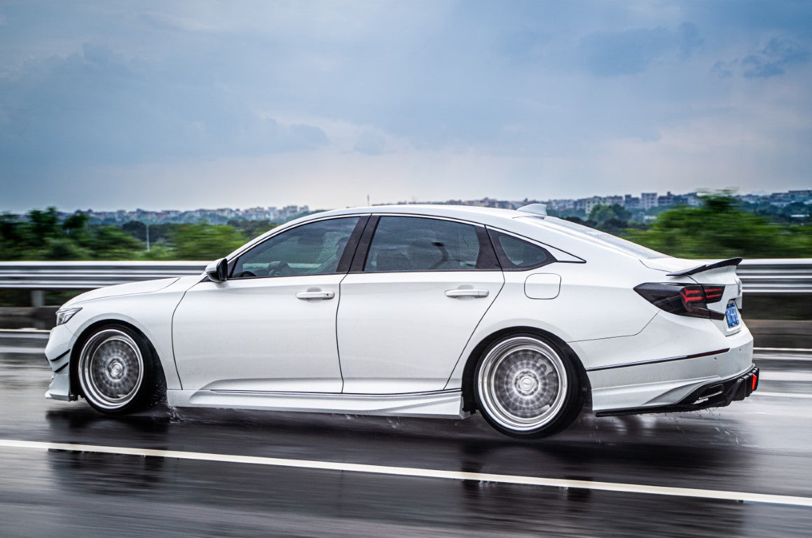 Honda Accord 10th 10.5th Gen 2018-2022 with Aftermarket Parts - Side Skirts PP from Yofer.co
