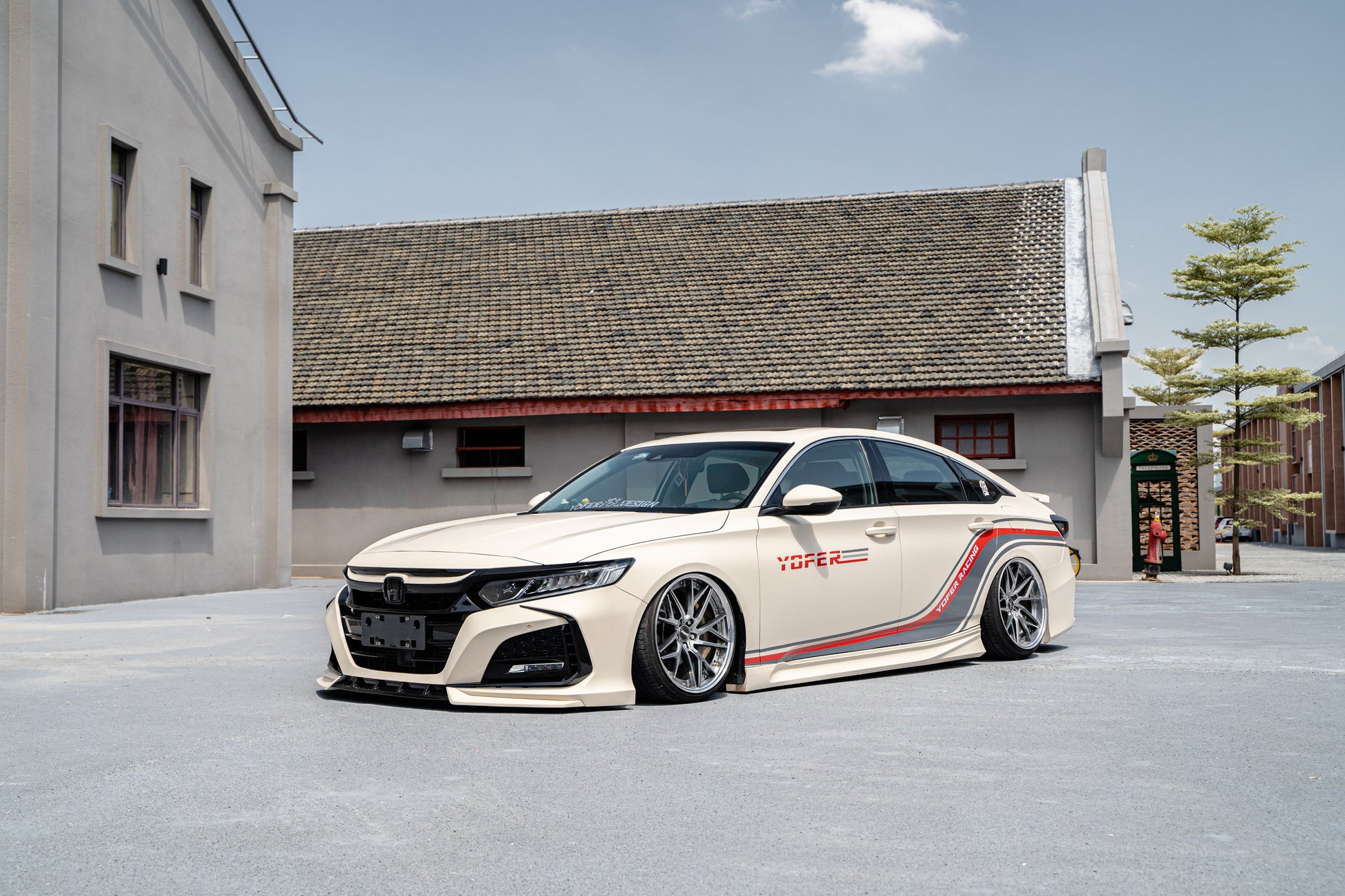 Honda Accord 10th Gen Pre-facelift 2018 2019 2020 with Aftermarket Parts - Package A PP Polypropylene & ABS from Yofer.co