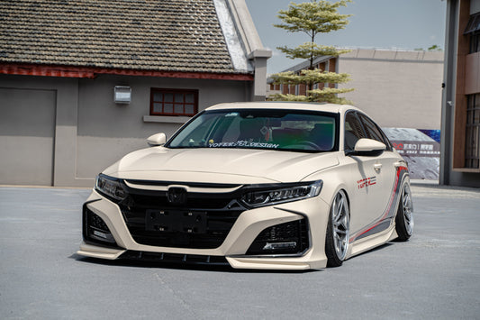 Honda Accord 10th Gen Pre-facelift 2018 2019 2020 with Aftermarket Parts - Package A PP Polypropylene & ABS from Yofer.co