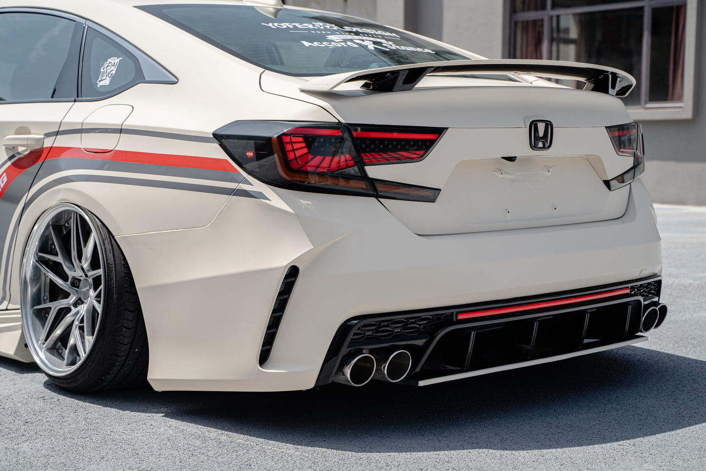 Honda Accord 10th Gen Pre-facelift 2018 2019 2020 with Aftermarket Parts - Package A PP Polypropylene & ABS from Yofer.co