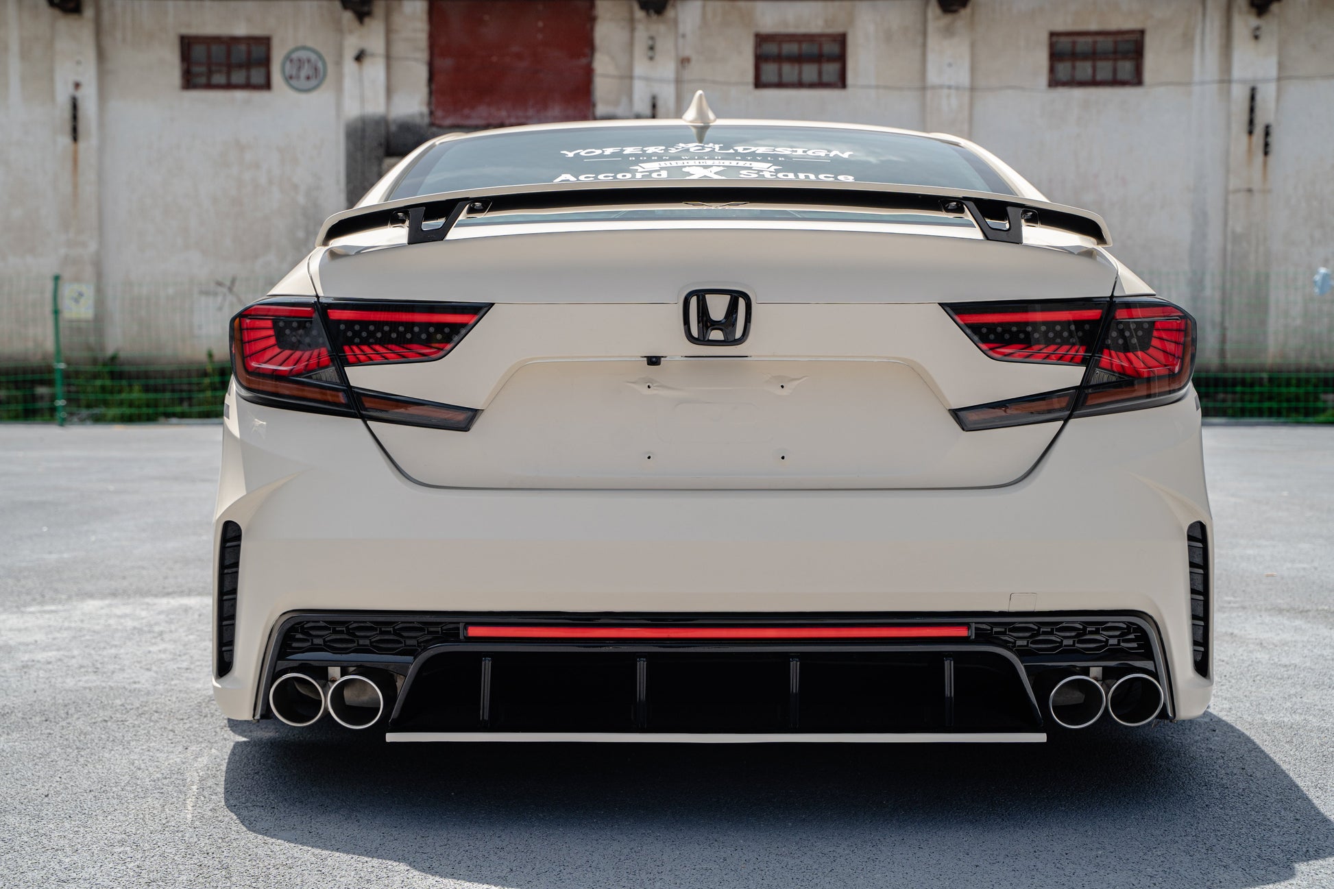 Honda Accord 10th Gen Pre-facelift 2018 2019 2020 with Aftermarket Parts - Package A PP Polypropylene & ABS from Yofer.co