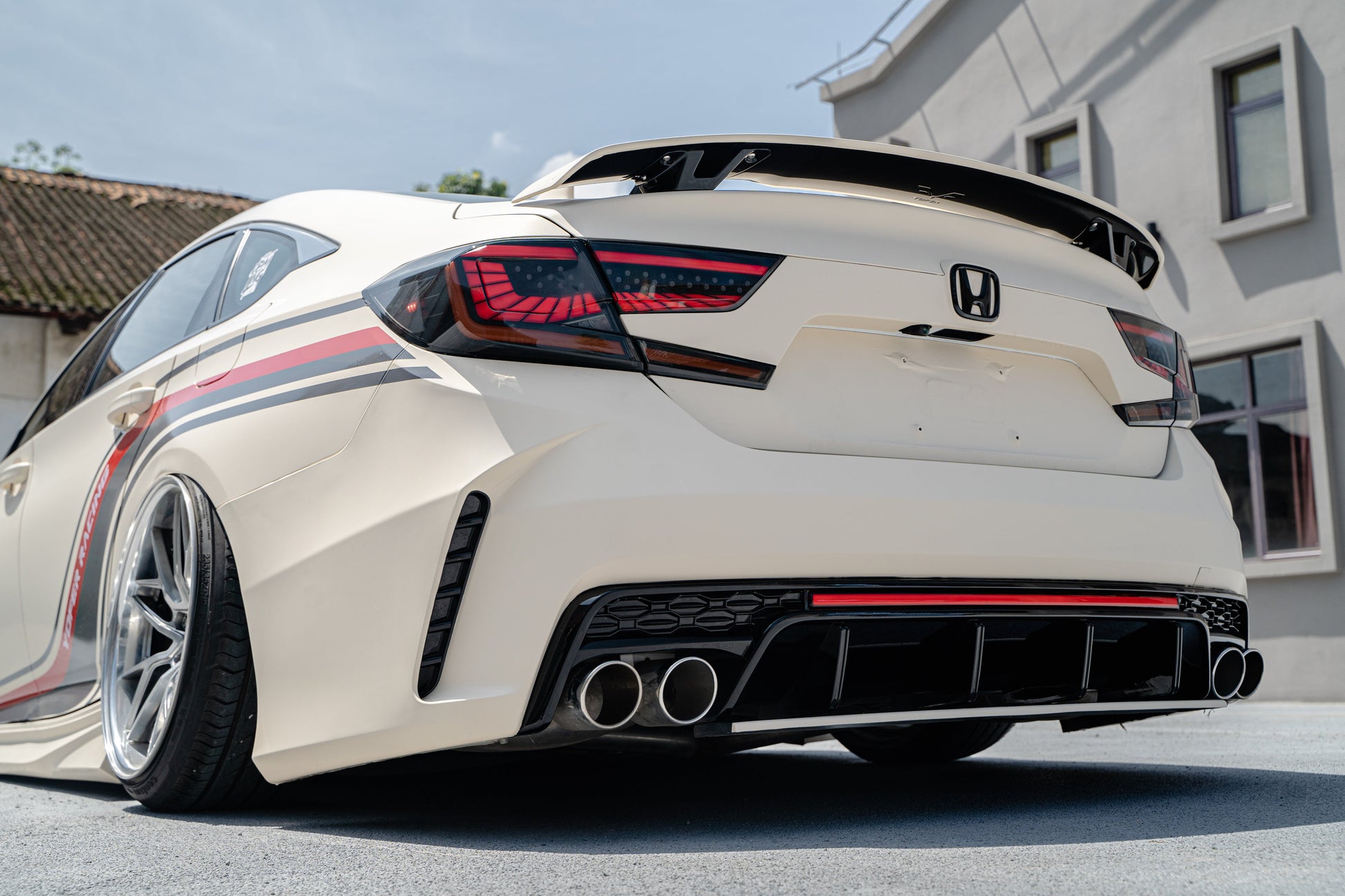 Honda Accord 10th Gen Pre-facelift 2018 2019 2020 with Aftermarket Parts - Package A PP Polypropylene & ABS from Yofer.co