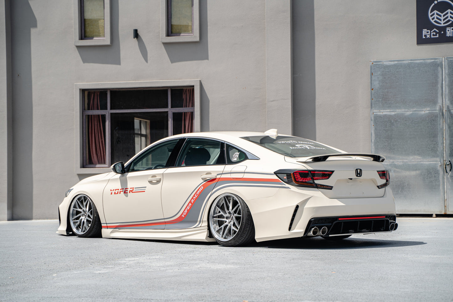 Honda Accord 10th Gen Pre-facelift 2018 2019 2020 with Aftermarket Parts - Package A PP Polypropylene & ABS from Yofer.co