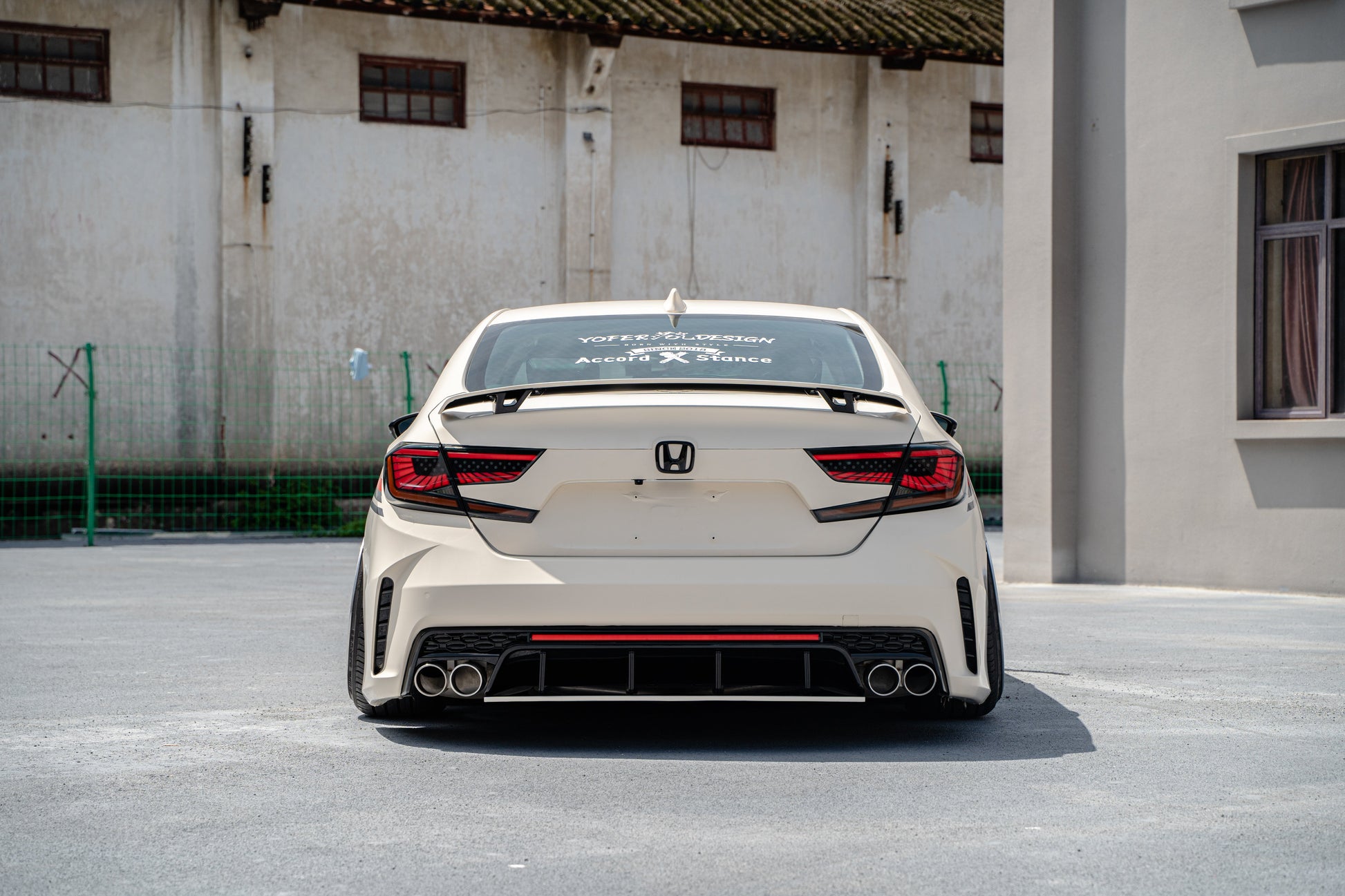 Honda Accord 10th Gen Pre-facelift 2018 2019 2020 with Aftermarket Parts - Package A PP Polypropylene & ABS from Yofer.co