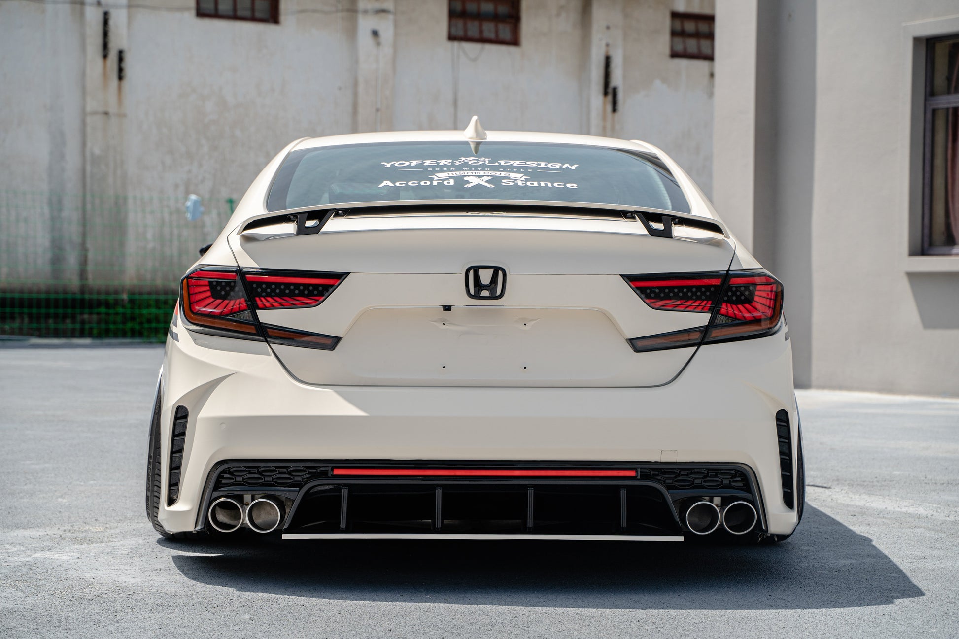 Honda Accord 10th Gen Pre-facelift 2018 2019 2020 with Aftermarket Parts - Package A PP Polypropylene & ABS from Yofer.co