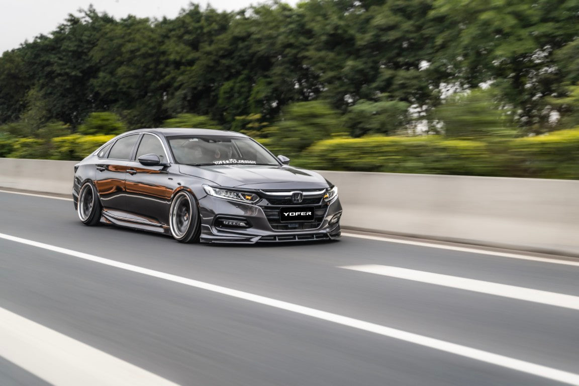 Honda Accord 10th Gen Pre-facelift 2018 2019 2020 with Aftermarket Parts - Package B PP Polypropylene &  ABS from Yofer.co