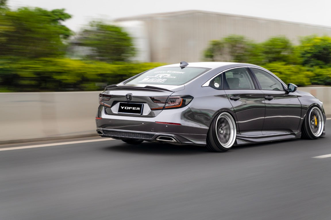 Honda Accord 10th Gen Pre-facelift 2018 2019 2020 with Aftermarket Parts - Package B PP Polypropylene &  ABS from Yofer.co
