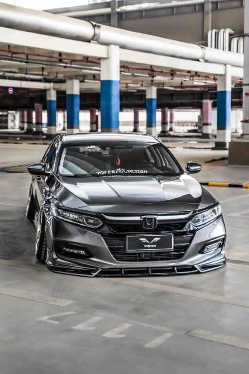 Honda Accord 10th Gen Pre-facelift 2018 2019 2020 with Aftermarket Parts - Package B PP Polypropylene &  ABS from Yofer.co