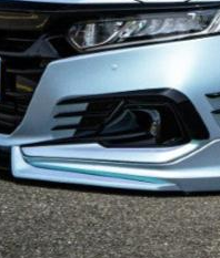 Honda Accord 10.5th Gen facelift 2021-2022 with Aftermarket Parts - Upper Valences ABS from Yofer.co