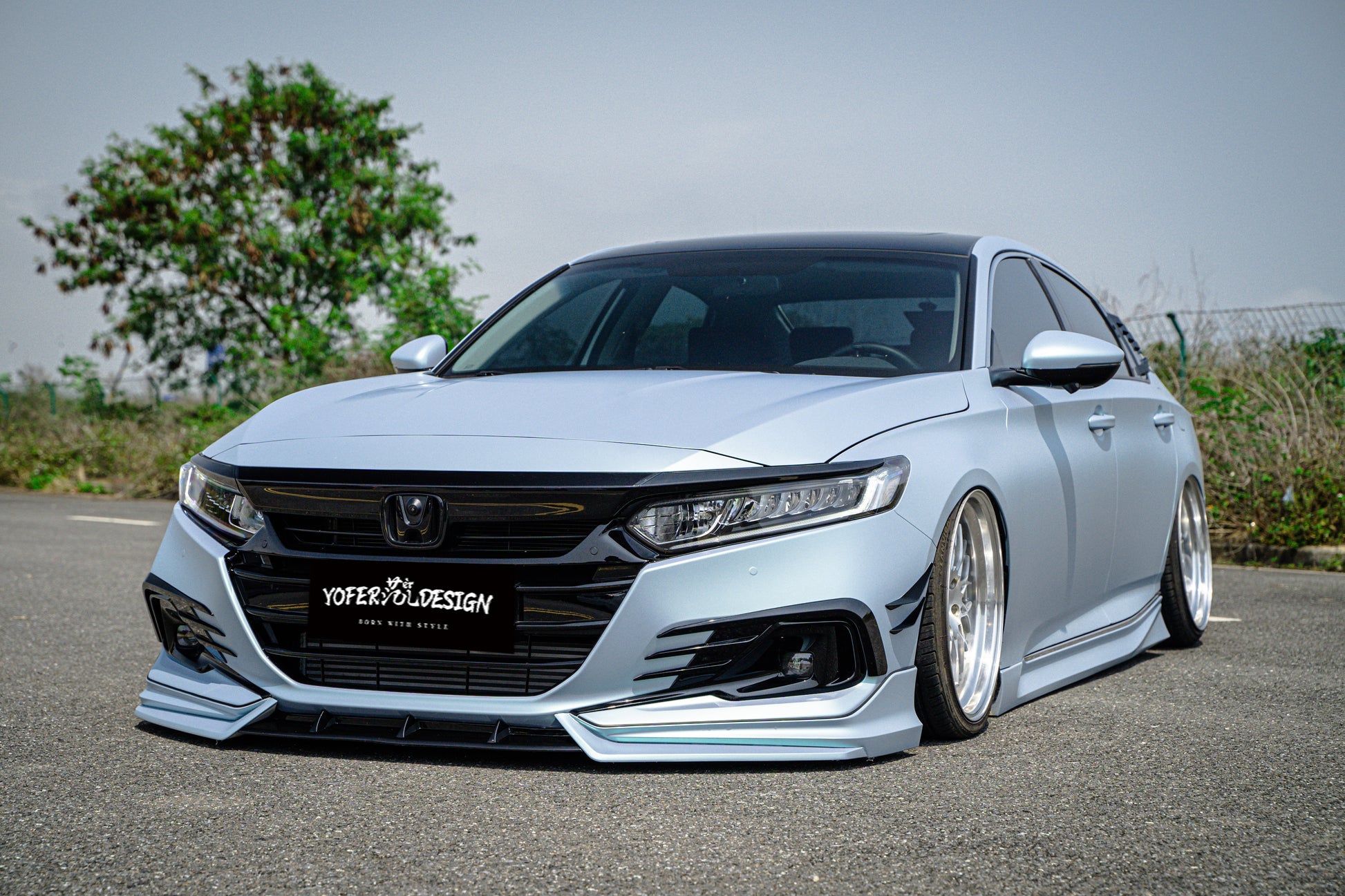 Honda Accord 10.5th Gen facelift 2021 2022 with Aftermarket Parts - Package A PP Polypropylene & ABS from Yofer.co