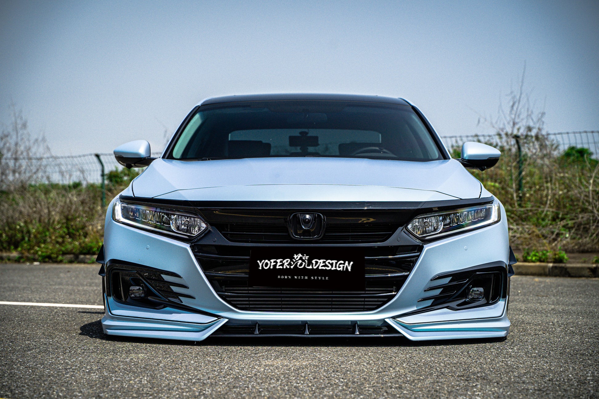 Honda Accord 10.5th Gen facelift 2021 2022 with Aftermarket Parts - Package A PP Polypropylene & ABS from Yofer.co