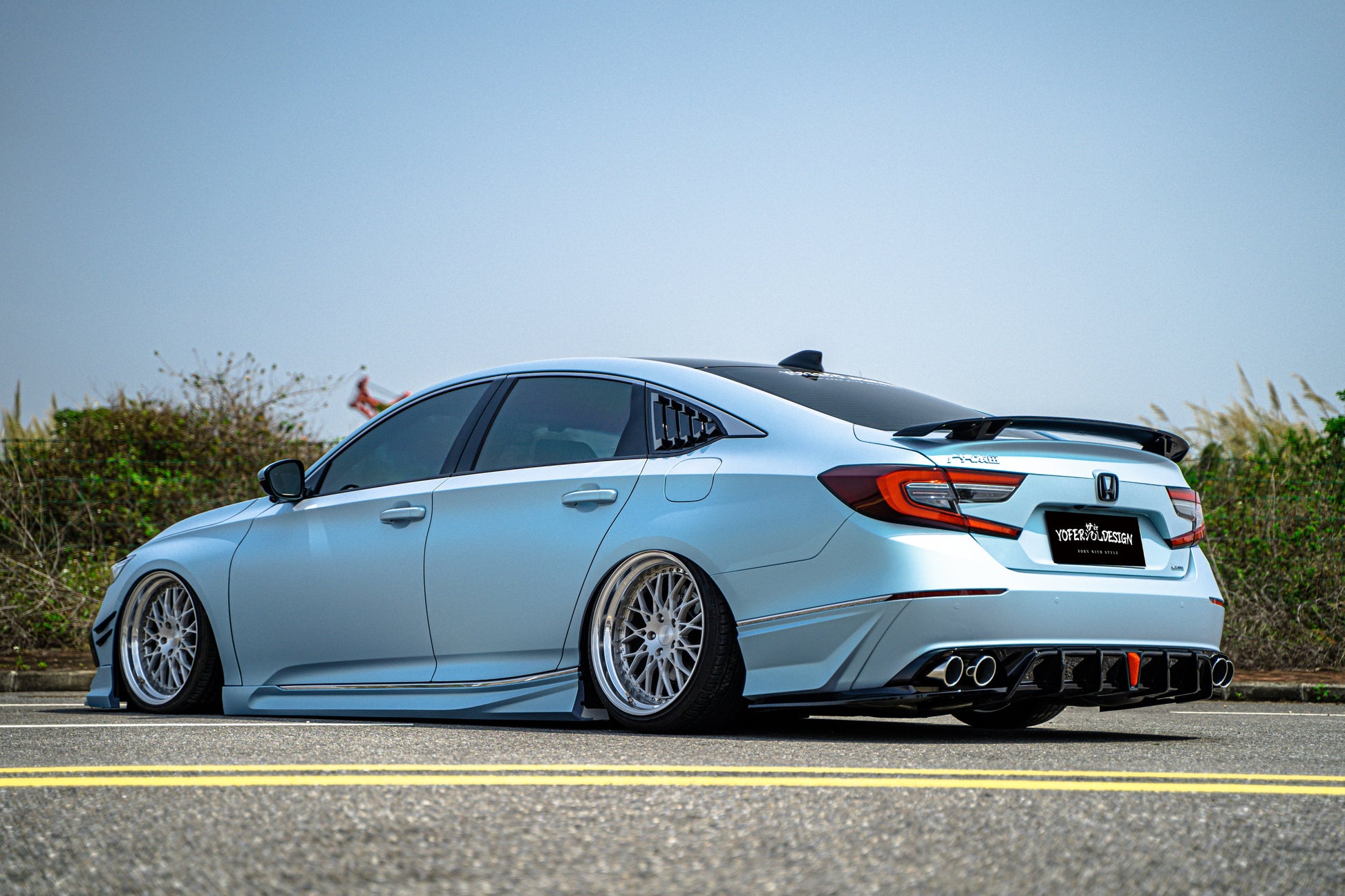 Honda Accord 10.5th Gen facelift 2021 2022 with Aftermarket Parts - Package A PP Polypropylene & ABS from Yofer.co