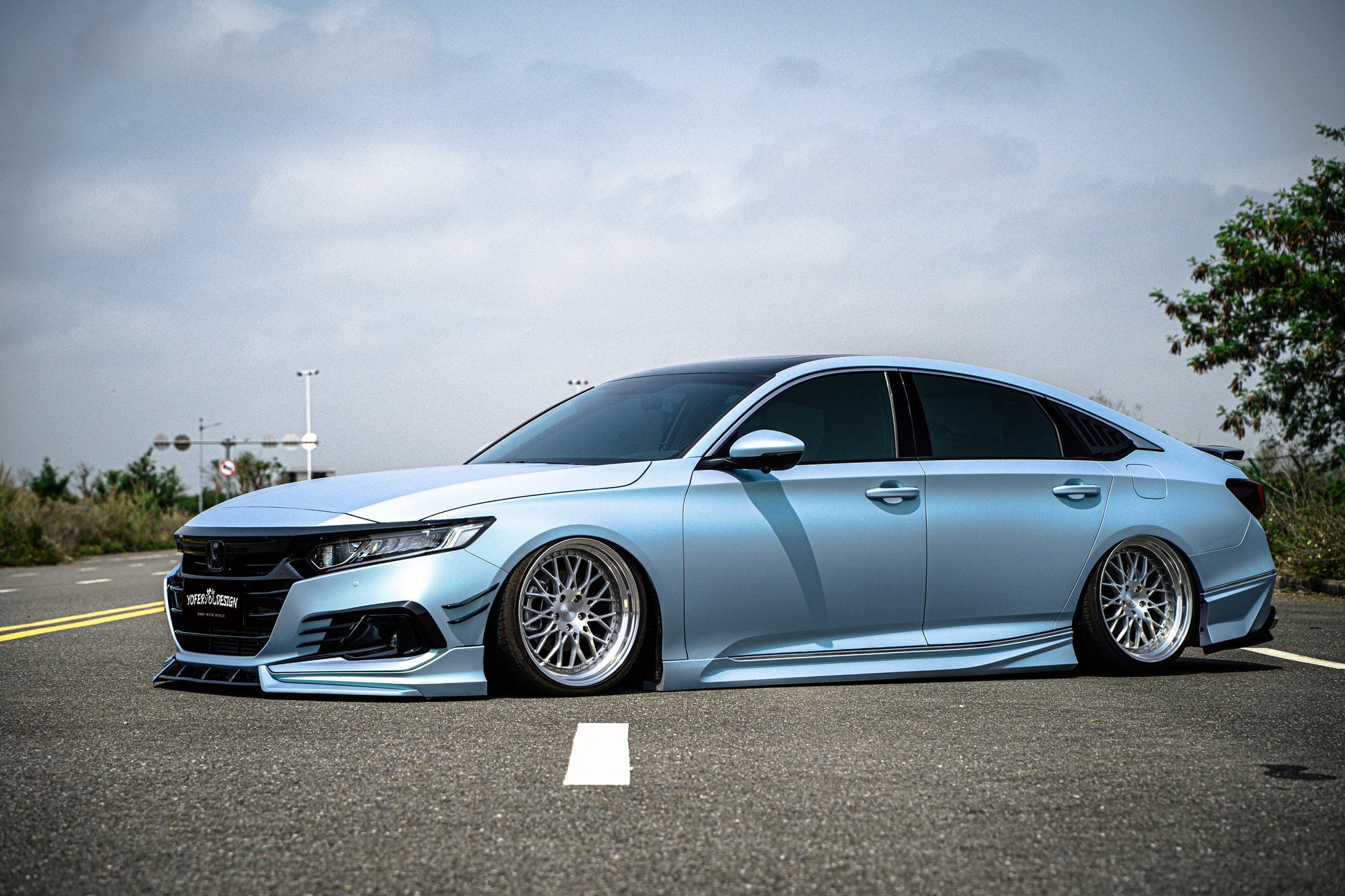 Honda Accord 10.5th Gen facelift 2021 2022 with Aftermarket Parts - Package A PP Polypropylene & ABS from Yofer.co