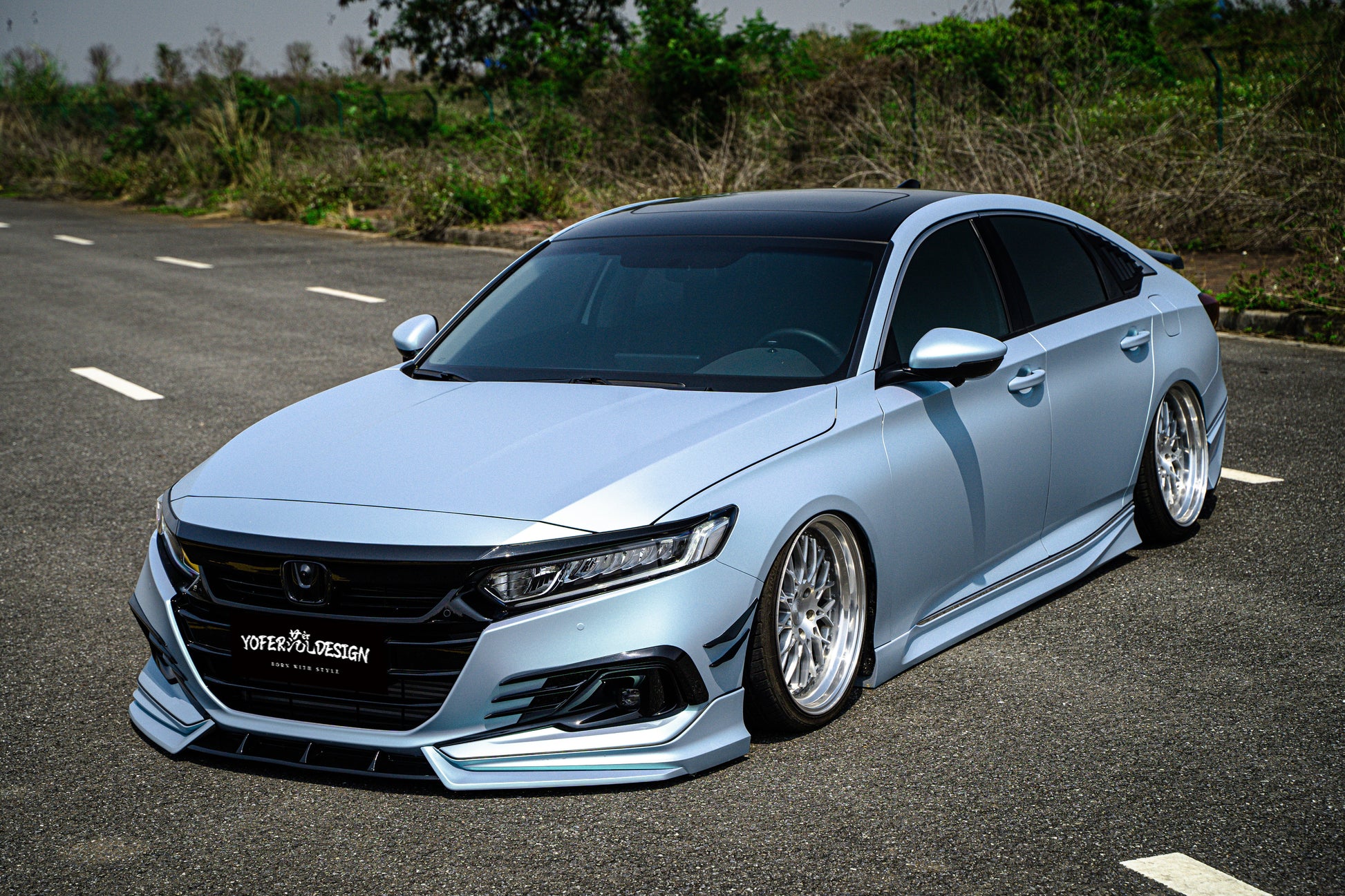 Honda Accord 10.5th Gen facelift 2021 2022 with Aftermarket Parts - Package A PP Polypropylene & ABS from Yofer.co