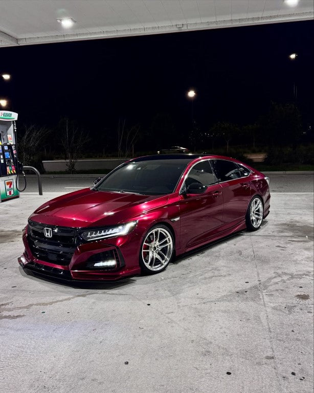 Honda Accord 10th Gen Pre-facelift 2018-2020 with Aftermarket Parts - Front Bumper PP from Yofer.co