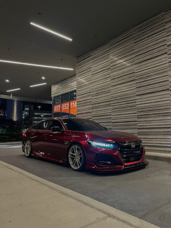 Honda Accord 10th Gen Pre-facelift 2018-2020 with Aftermarket Parts - Front Bumper PP from Yofer.co