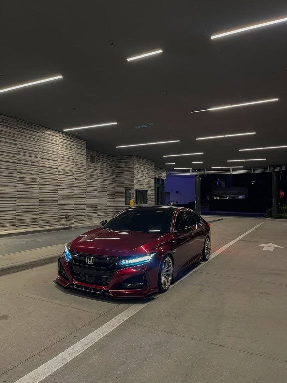 Honda Accord 10th Gen Pre-facelift 2018-2020 with Aftermarket Parts - Front Bumper PP from Yofer.co