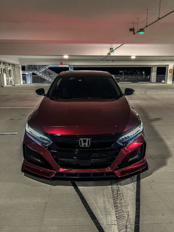 Honda Accord 10th Gen Pre-facelift 2018-2020 with Aftermarket Parts - Front Bumper PP from Yofer.co