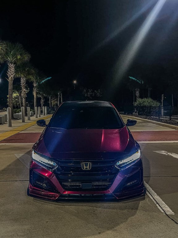 Honda Accord 10th Gen Pre-facelift 2018-2020 with Aftermarket Parts - Front Bumper PP from Yofer.co