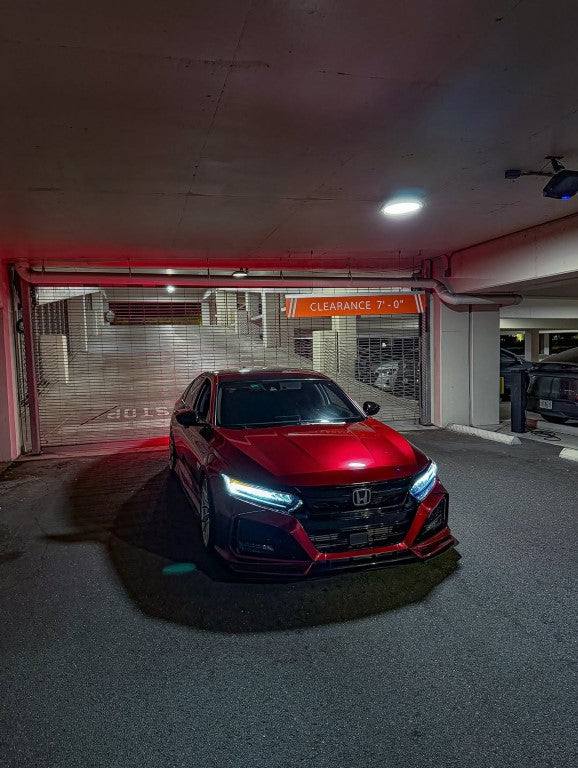 Honda Accord 10th Gen Pre-facelift 2018-2020 with Aftermarket Parts - Front Bumper PP from Yofer.co