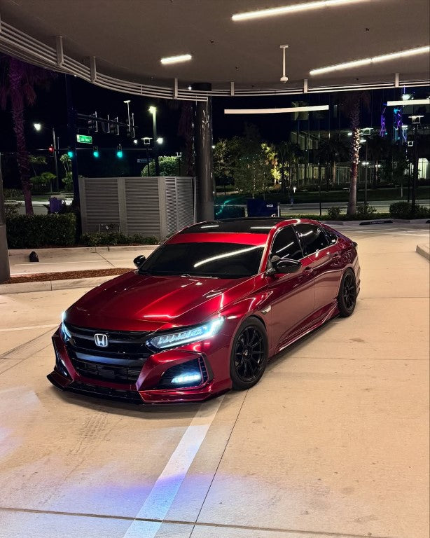 Honda Accord 10th Gen Pre-facelift 2018-2020 with Aftermarket Parts - Front Bumper PP from Yofer.co