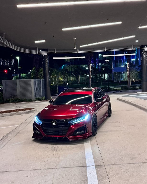 Honda Accord 10th Gen Pre-facelift 2018-2020 with Aftermarket Parts - Front Bumper PP from Yofer.co