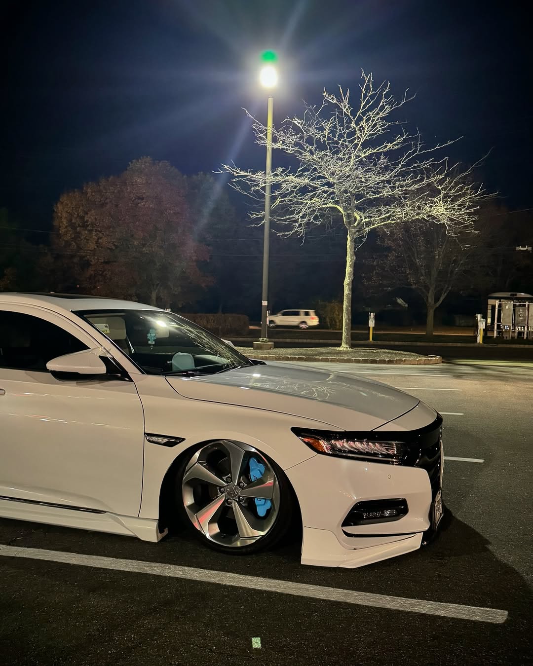 Honda Accord 10th Gen Pre-facelift 2018-2020 with Aftermarket Parts - Front Lip PP from Yofer.co