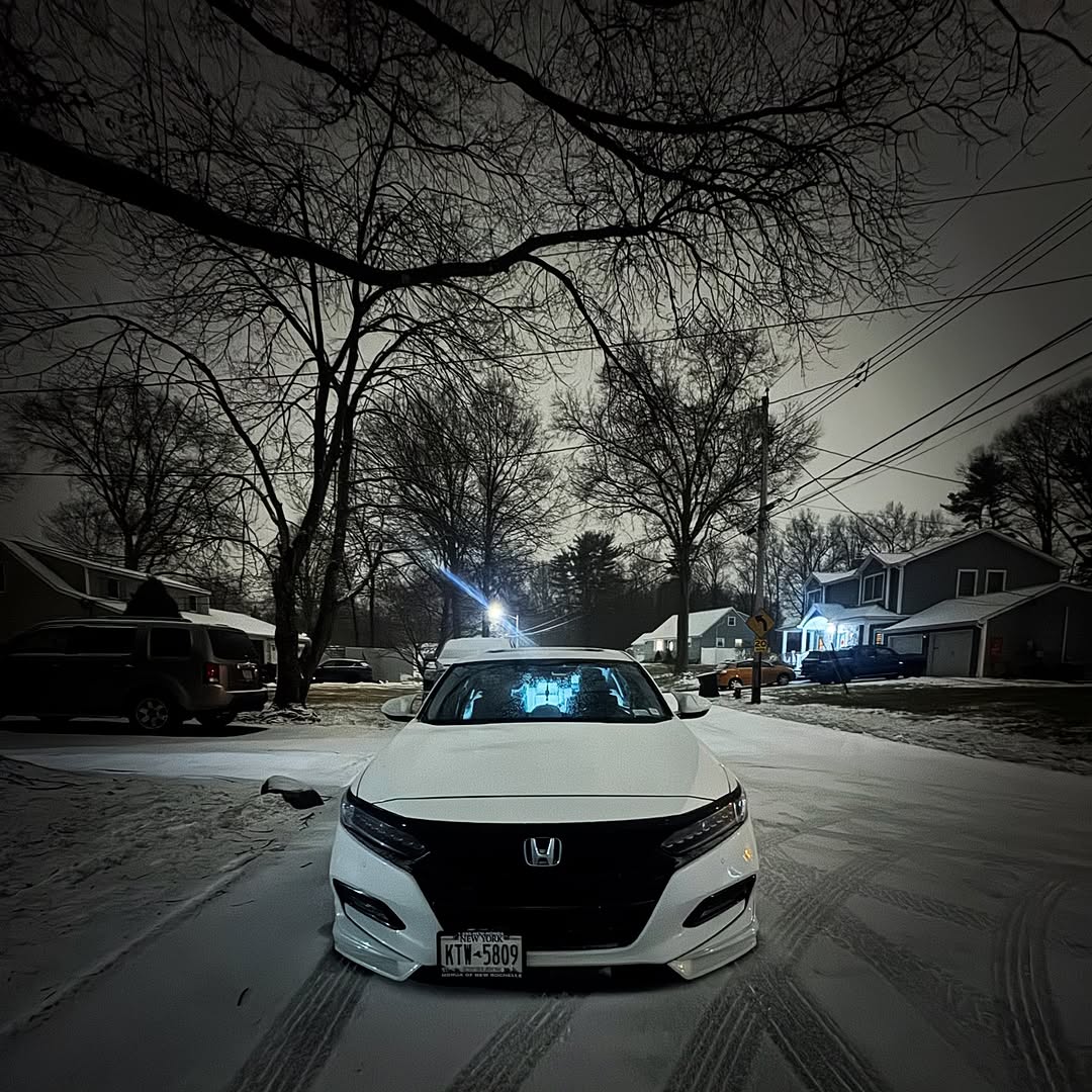 Honda Accord 10th Gen Pre-facelift 2018-2020 with Aftermarket Parts - Front Lip PP from Yofer.co