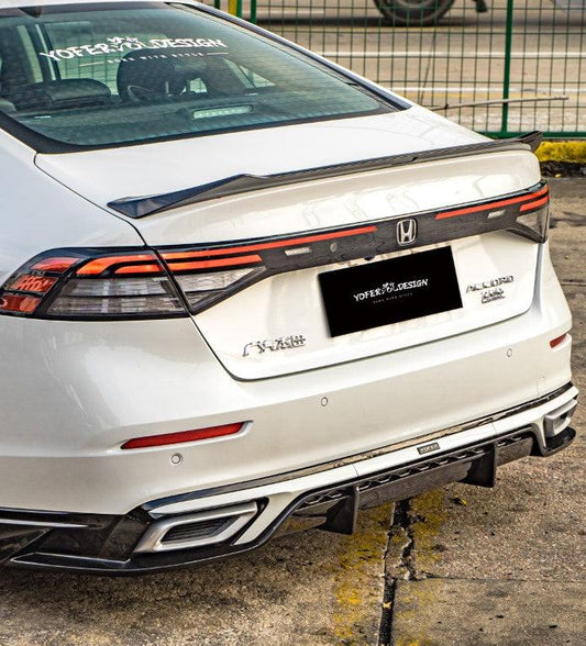 Honda Accord 11th Gen CY1 CY2 2023 2024 with Aftermarket Parts - Rear Lip Spoiler ABS from Yofer.co