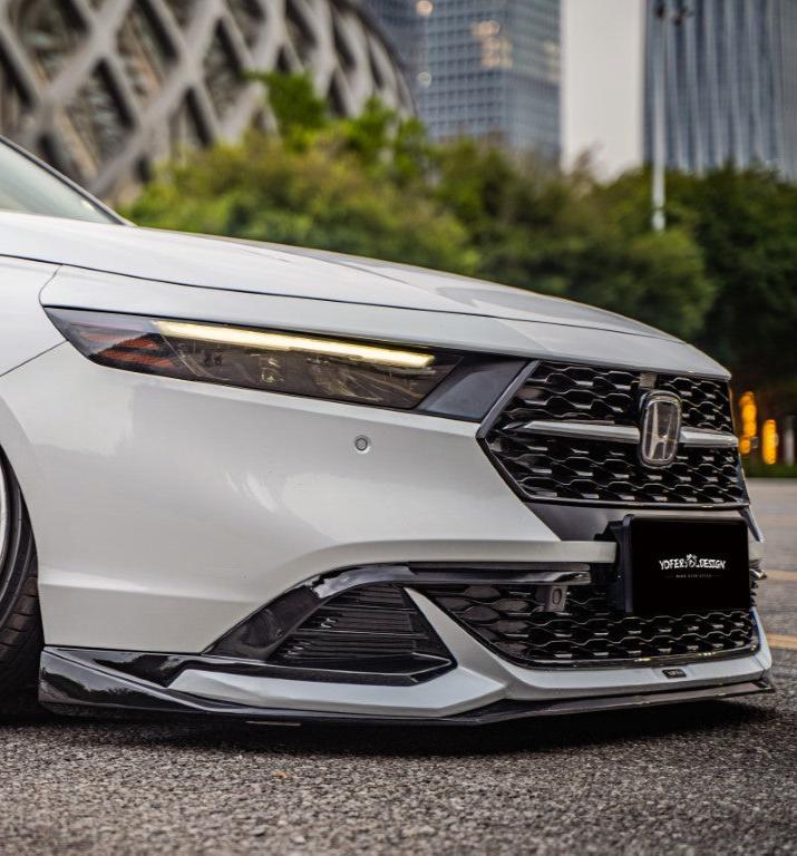Honda Accord 11th Gen CY1 CY2 2023 2024 with Aftermarket Parts - Front Lip PP from Yofer.co