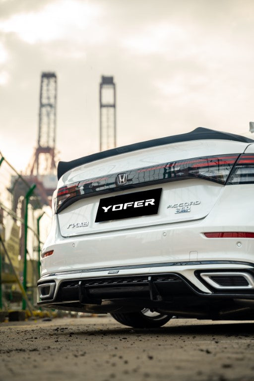Honda Accord 11th Gen CY1 CY2 2023 2024 with Aftermarket Parts - Rear Diffuser PP from Yofer.co