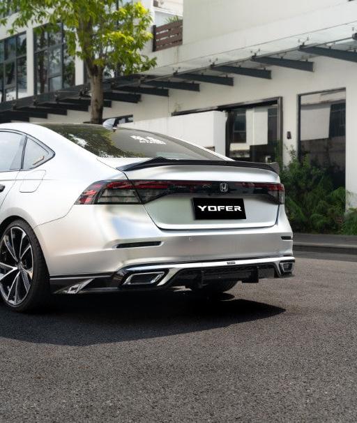 Honda Accord 11th Gen CY1 CY2 2023 2024 with Aftermarket Parts - Rear Lip Spoiler ABS from Yofer.co