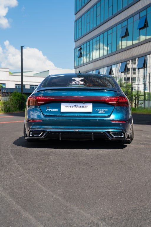 Honda Accord 11th Gen CY1 CY2 2023 2024 with Aftermarket Parts - Rear Lip Spoiler ABS from Yofer.co