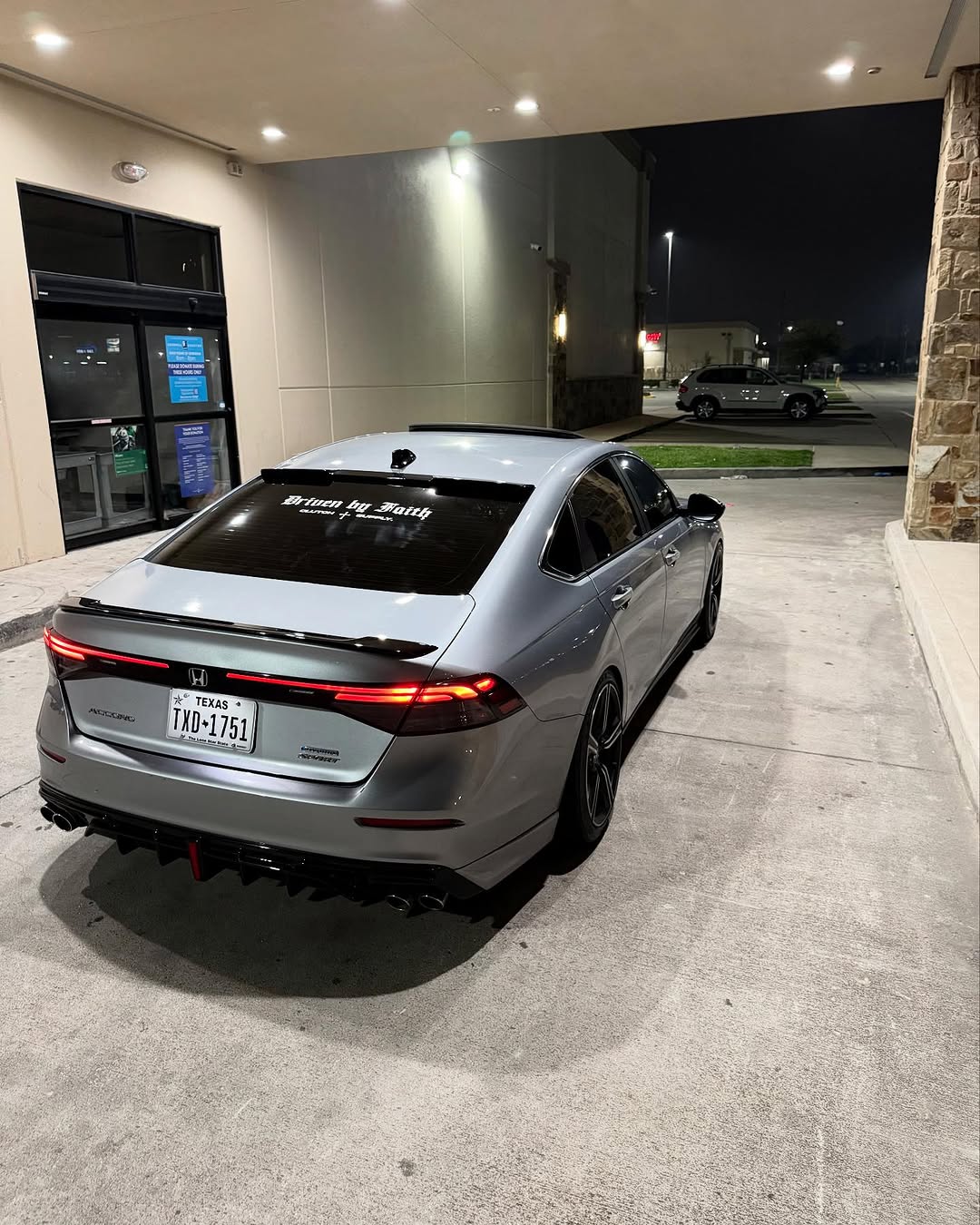 Honda Accord 11th Gen CY1 CY2 2023 2024 with Aftermarket Parts - Rear Lip Spoiler ABS from Yofer.co