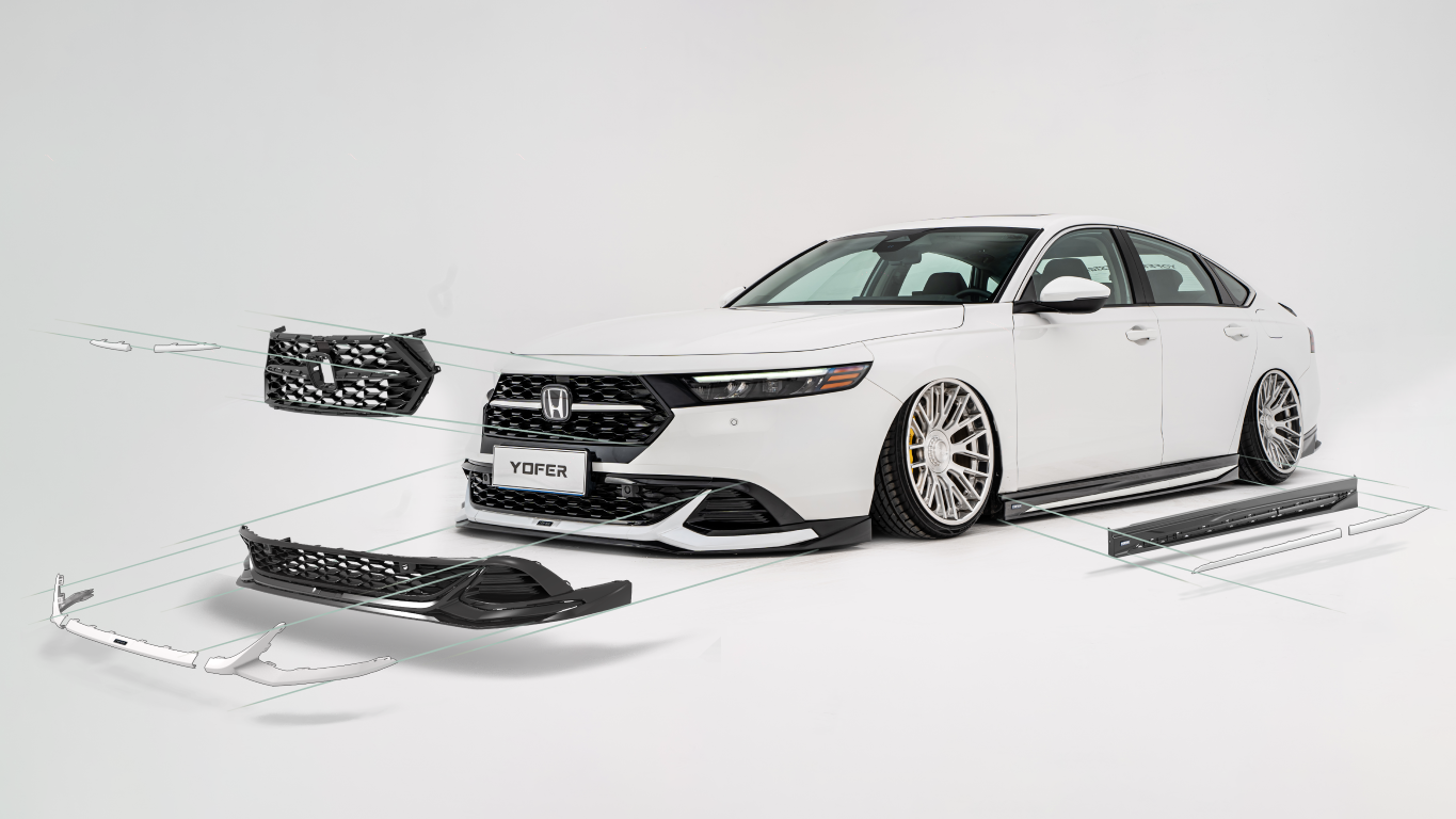 Honda Accord 11th Gen CY1 CY2 2023-ON with Aftermarket Parts - Full Body Kit PP Polypropylene & ABS from Yofer.co