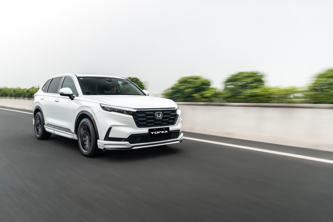 Honda CR-V 6th Gen 2023-ON with Aftermarket Parts - Front Lip Splitter PP from Yofer.co