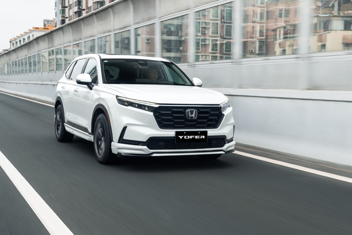 Honda CR-V 6th Gen 2023-ON with Aftermarket Parts - Front Lip Splitter PP from Yofer.co