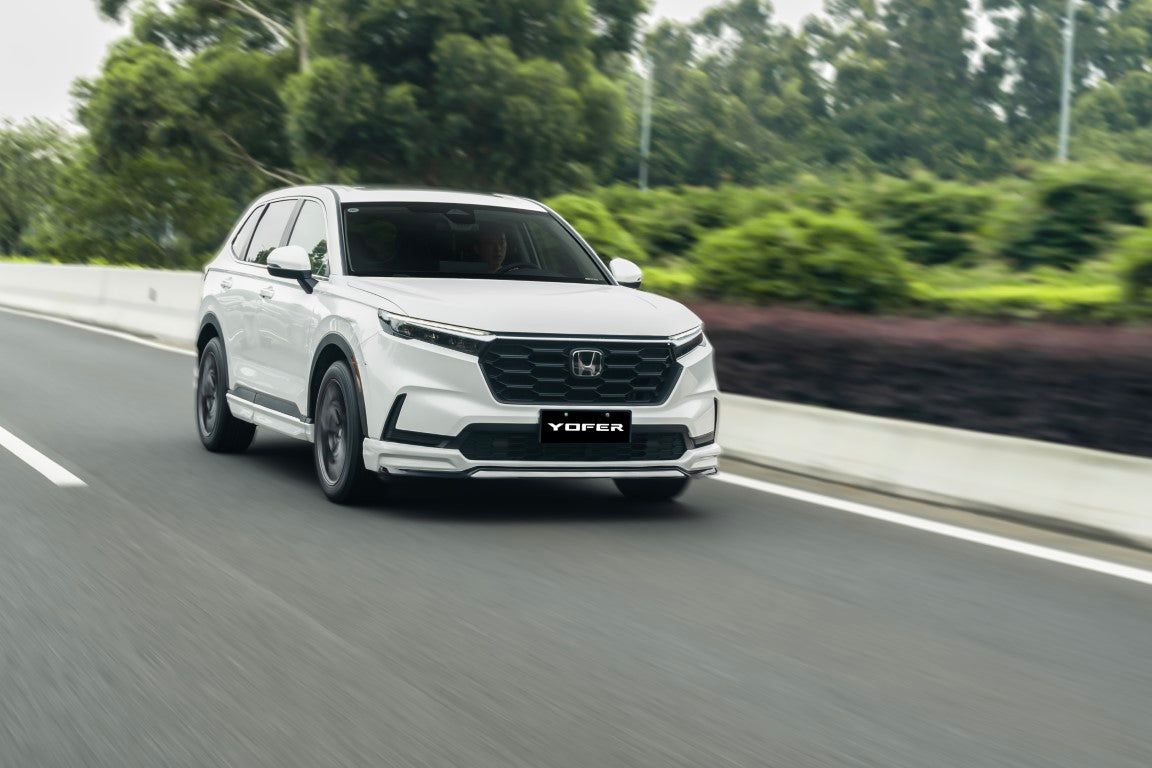 Honda CR-V 6th Gen 2023-ON with Aftermarket Parts - Front Lip Splitter PP from Yofer.co