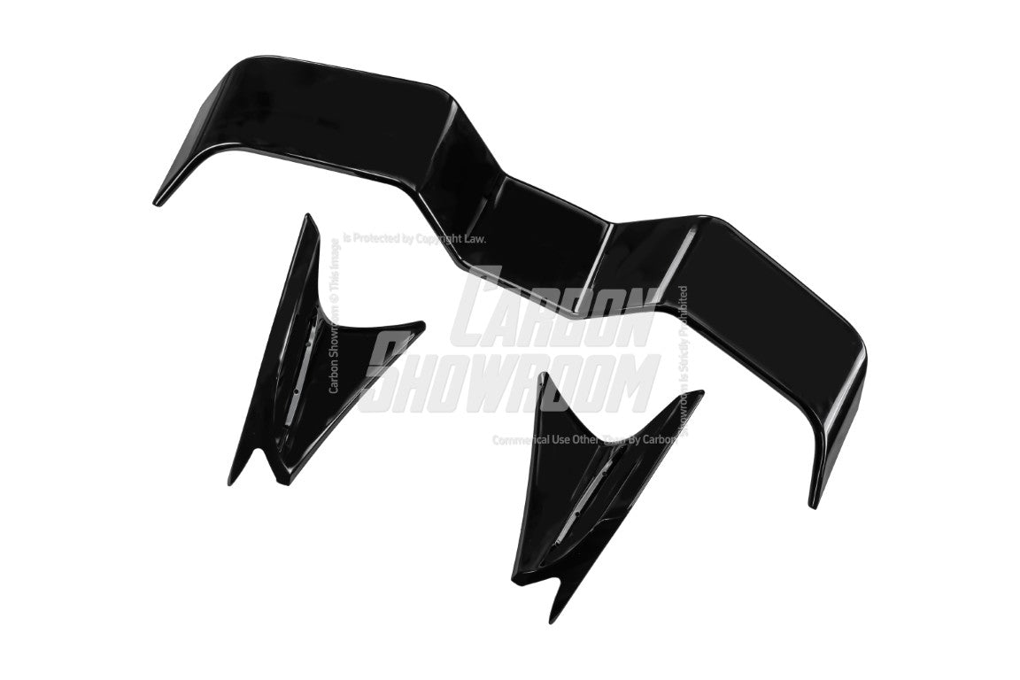 Honda Civic 10th Gen FC1 FC2 FC5 FC6 2016-2021 with Aftermarket Parts - Rear Spoiler ABS from Yofer.co