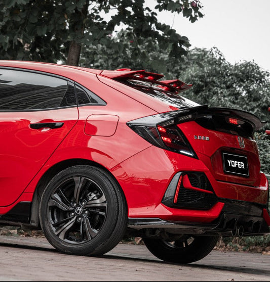Honda Civic 10th Gen FK7 2017 2018 2019 2020 2021 Hatchback with Aftermarket Parts - Package A ABS from Yofer.co