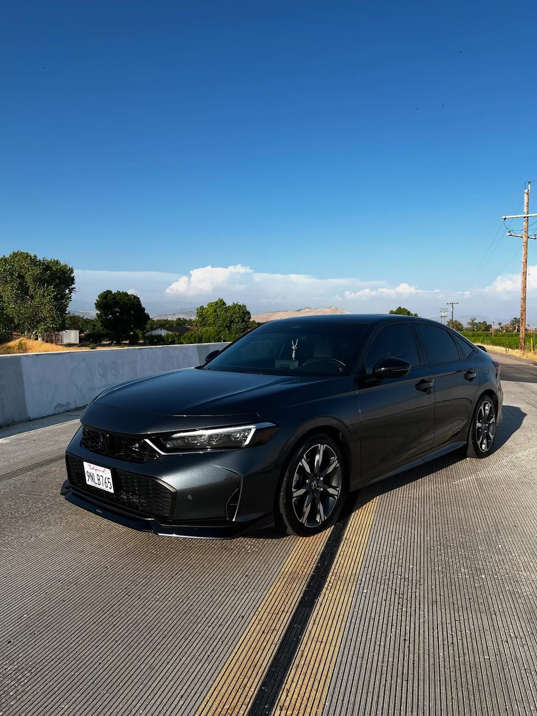 Honda Civic 11.5th Gen FE1 FE2 FE4 2025-ON Facelift with Aftermarket Parts - Front Lip PP Polypropylene&nbsp;from Yofer.co