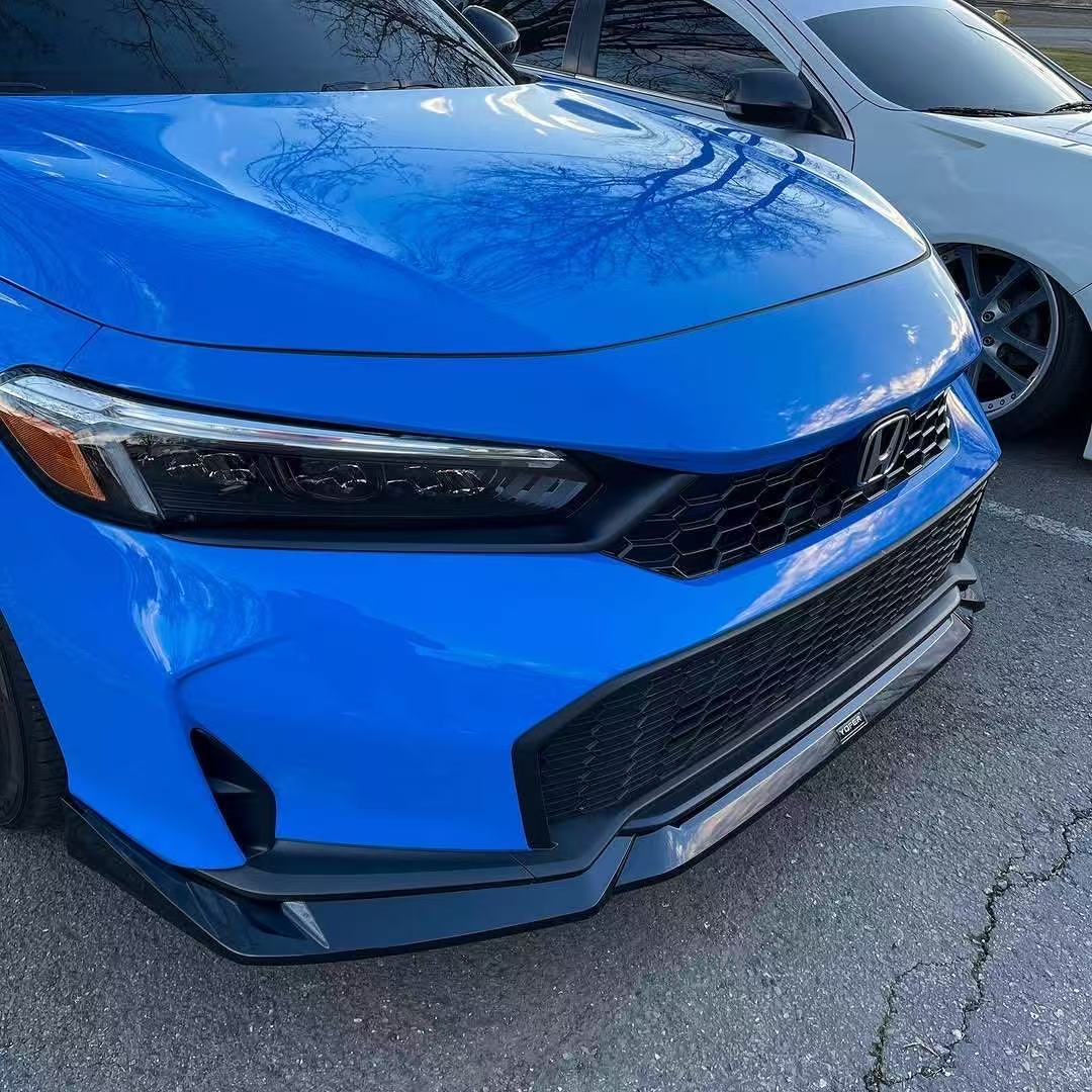 Honda Civic 11.5th Gen FE1 FE2 FE4 2025-ON Facelift with Aftermarket Parts - Front Lip PP from Yofer.co