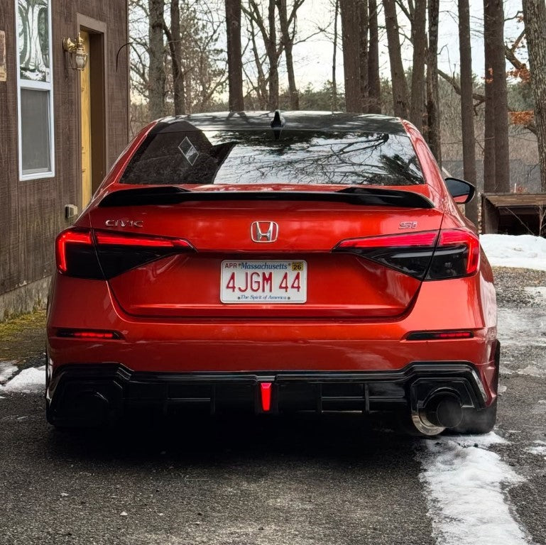 Honda Civic 11th Gen FE1 FE2 FE4 2022-ON with Aftermarket Parts - Rear Diffuser & Canards PP from Yofer.co