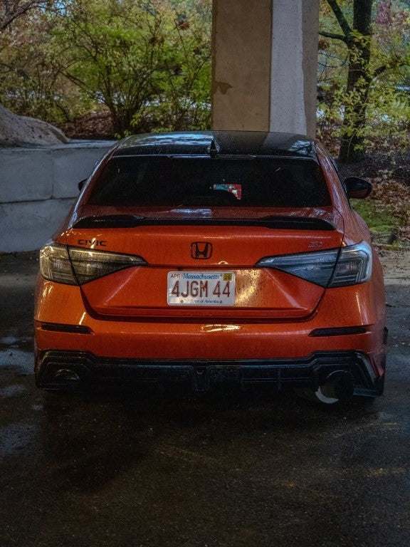 Honda Civic 11th Gen FE1 FE2 FE4 2022-ON with Aftermarket Parts - Rear Diffuser & Canards PP from Yofer.co