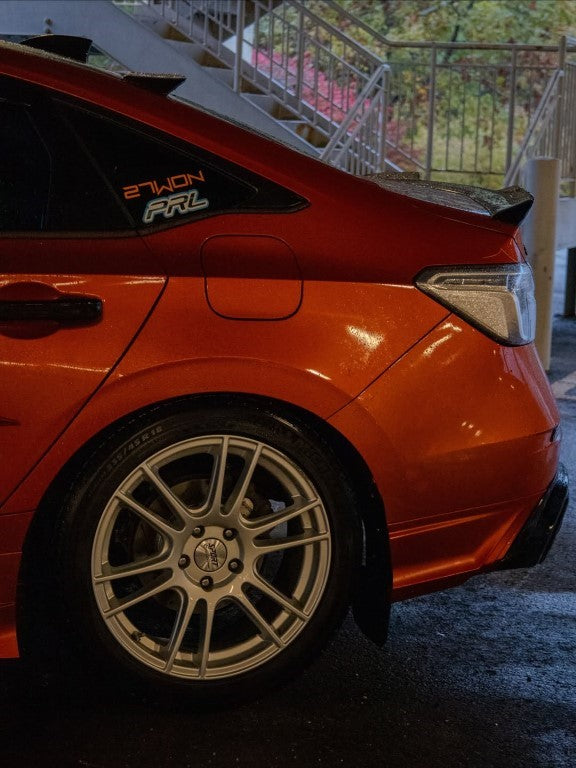 Honda Civic 11th Gen FE1 FE2 FE4 2022-ON with Aftermarket Parts - Rear Diffuser & Canards PP from Yofer.co